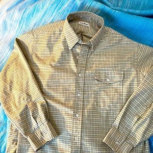LL Bean Mens 17.5 x 35 long sleeve shirt, XL